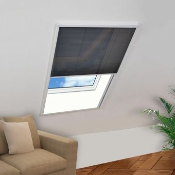 Tenda Antiinsetti Plissettata da Finestra 80 x 160 cm