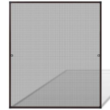 Zanzariera marrone per finestre 130 x 150 cm