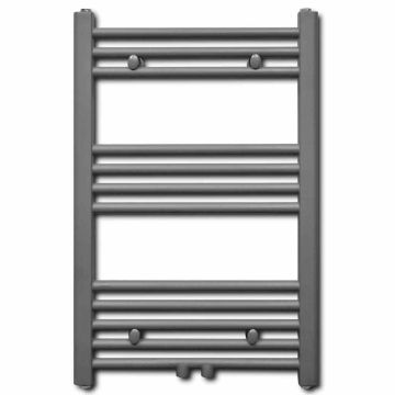 Radiatore Centrale Portasciugamano Dritto Grigio 500 x 764 mm