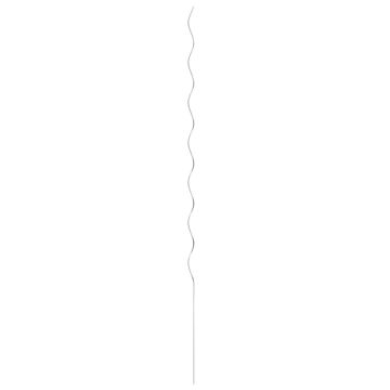 5 pz Supporti a Spirale per Piante 170 cm in Acciaio Zincato