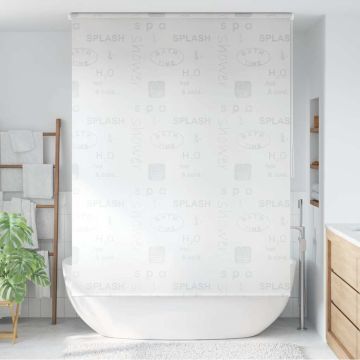 Tenda a Rullo per Doccia 140x240 cm Schizzi