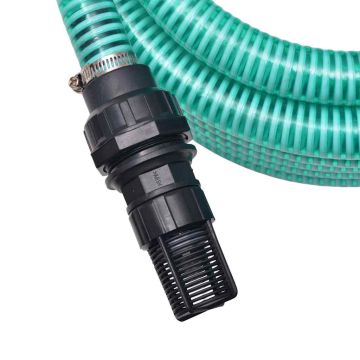 Tubo di Aspirazione con Connettori 10 m 22 mm Verde