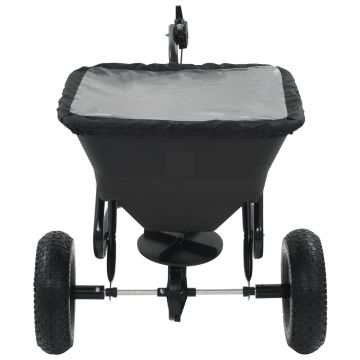 Spargisale Trainabile in PVC e Acciaio 125x74x79 cm 45 L