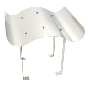 Comignolo per Canna Fumaria in Acciaio Inossidabile 70 x 100 x 38 cm