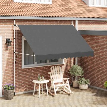 Tenda da Sole Retrattile Manuale 300 cm Antracite