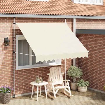 Tenda da Sole Retrattile Manuale 250 cm Crema