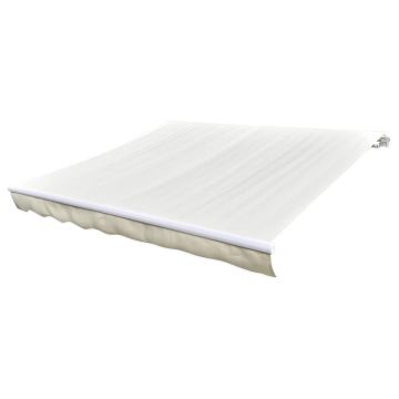 Tessuto di Ricambio per Tenda da Sole Crema 500x300 cm Poliestere