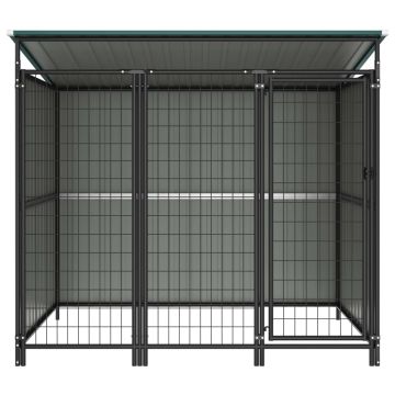 Box per Cani da Esterno 193x133x164 cm
