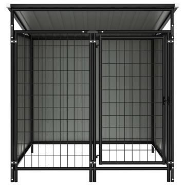 Box per Cani da Esterno 133x133x116 cm