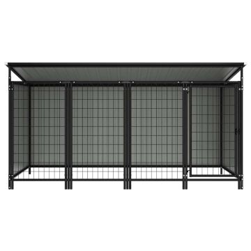 Box per Cani da Esterno 253x133x116 cm