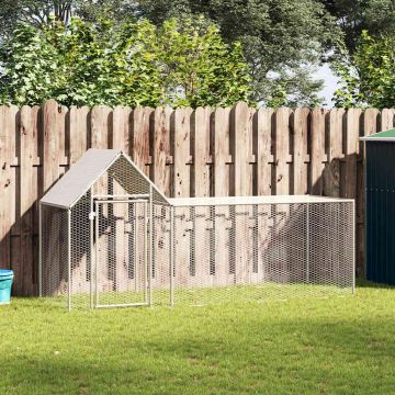 Pollaio 3x1x1,5 m in Acciaio Zincato