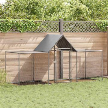 Pollaio 3x1x1,5 m in Acciaio Zincato