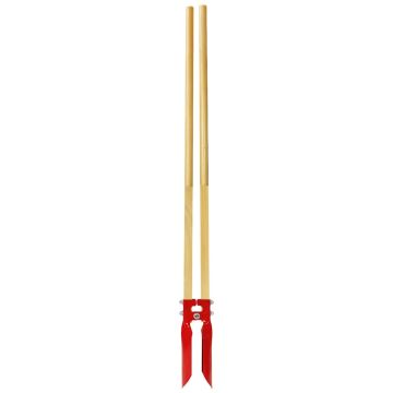 Piantapali Rosso in Acciaio e Legno Duro