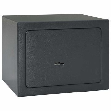Cassaforte Meccanica Grigio Scuro 23x17x17 cm in Acciaio