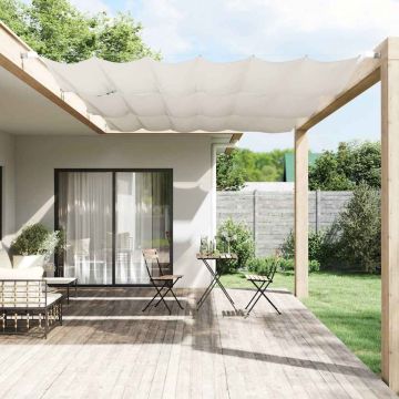 Paravento Verticale Bianco 140x270 cm Tessuto Oxford