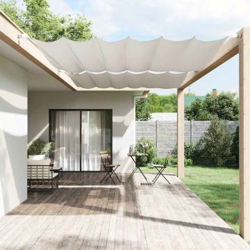 Paravento Verticale Bianco 300x270 cm Tessuto Oxford