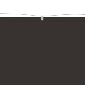 Paravento Verticale Antracite 200x270 cm Tessuto Oxford
