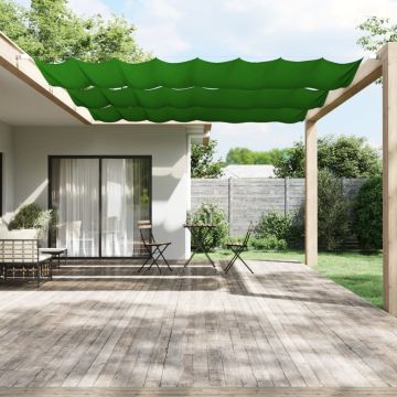 Paravento Verticale Verde Chiaro 140x360 cm in Tessuto Oxford