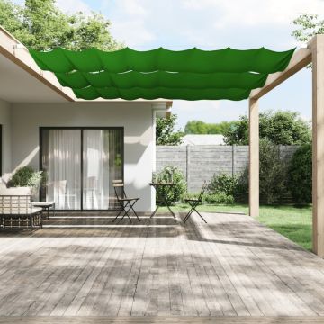 Paravento Verticale Verde Chiaro 140x420 cm in Tessuto Oxford