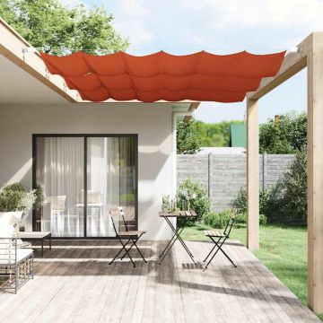 Paravento Verticale Terracotta 100x270 cm in Tessuto Oxford