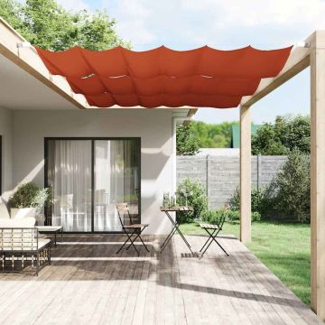 Paravento Verticale Terracotta 180x270 cm in Tessuto Oxford