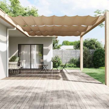 Paravento Verticale Tortora 250x420 cm in Tessuto Oxford