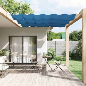Paravento Verticale Blu 100x270 cm in Tessuto Oxford