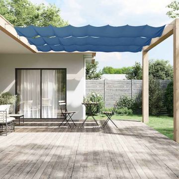 Paravento Verticale Blu 140x1000 cm in Tessuto Oxford