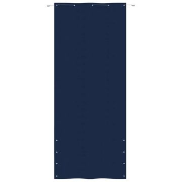 Paravento per Balcone Blu 100x240 cm in Tessuto Oxford