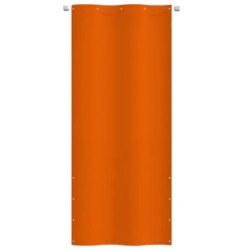 Paravento per Balcone Arancione 100x240 cm in Tessuto Oxford