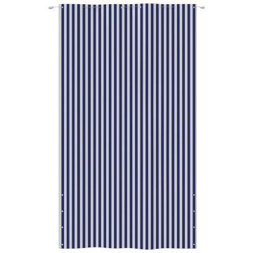 Paravento per Balcone Blu e Bianco 160x240 cm in Tessuto Oxford