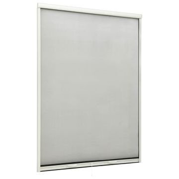 Zanzariera Avvolgibile per Finestre Bianco 110x170 cm