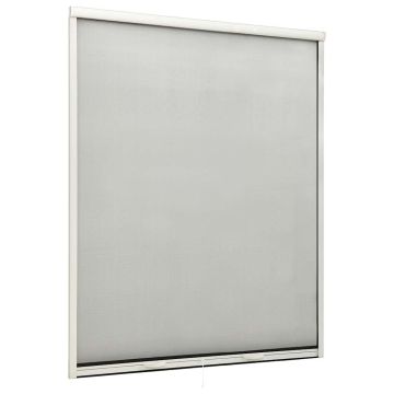 Zanzariera Avvolgibile per Finestre Bianco 150x170 cm
