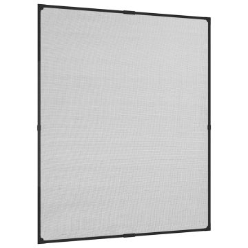 Zanzariera Magnetica Finestre Antracite 100x120cm Fibra Vetro