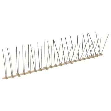 Set Dissuasori per Uccelli e Piccioni 20 pz 4 File 10 m