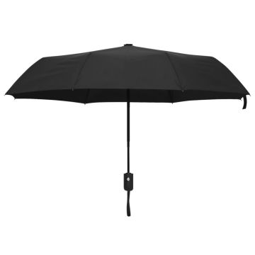 Ombrello Pieghevole Automatico Nero 95 cm
