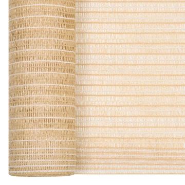 Rete per Privacy Beige 1,2x50 m in HDPE 150 g/m²