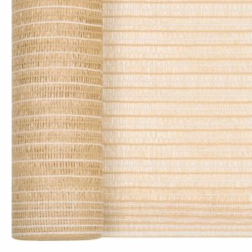 Rete per Privacy Beige 1x25 m in HDPE 195 g/m²