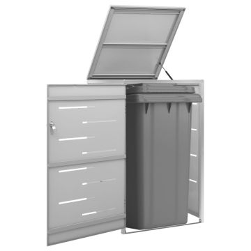 Copribidone per Spazzatura Singolo 69x77,5x115cm Acciaio Inox