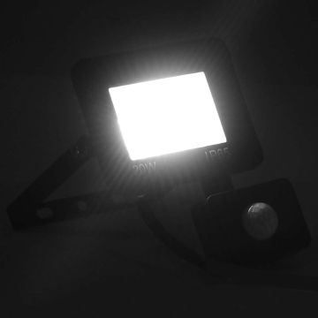 Faretto a LED con Sensore 20 W Bianco Freddo