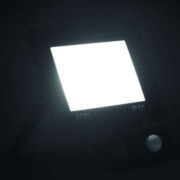 Faretto a LED con Sensore 50 W Bianco Freddo