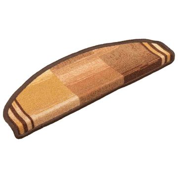 Tappetini per Scale Autoadesivi 5 pz 65x21x4 cm Marroni