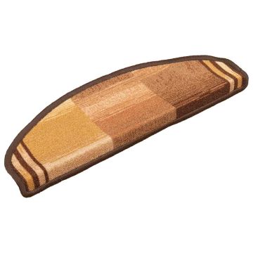 Tappetini per Scale Autoadesivi 10pz 65x21x4 cm Marroni