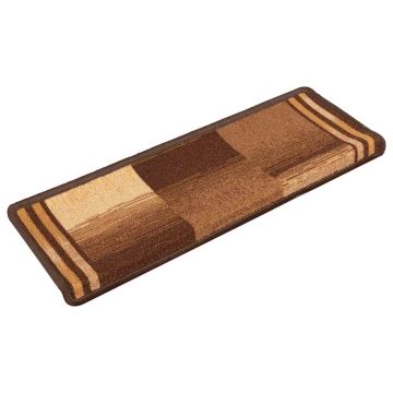 Tappetini per Scale Autoadesivi 10 pz 65x21x4 cm Marroni