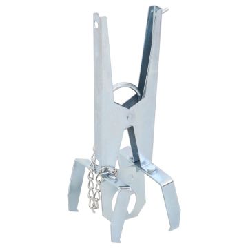 Trappole per Talpe 4 pz Argento Acciaio Zincato