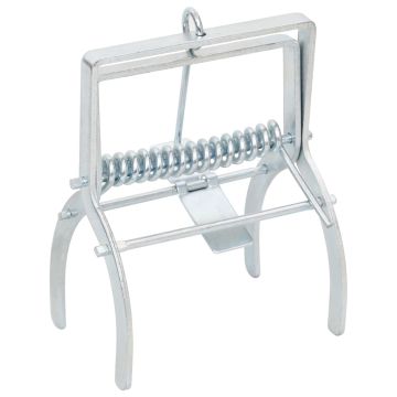 Trappole per Talpe 4 pz Argento Acciaio Zincato