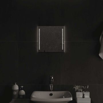 Specchio da Bagno con Luci LED 30x30 cm