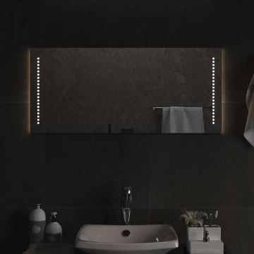 Specchio da Bagno con Luci LED 90x40 cm