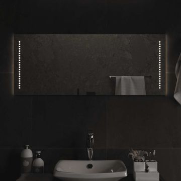 Specchio da Bagno con Luci LED 100x40 cm