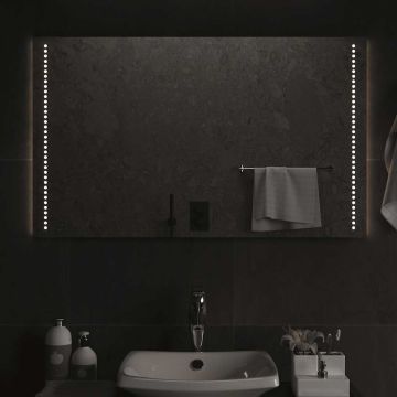 Specchio da Bagno con Luci LED 100x60 cm